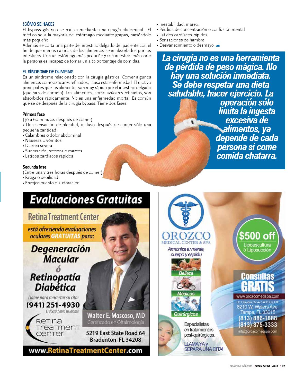 Dieta para sindrome de dumping