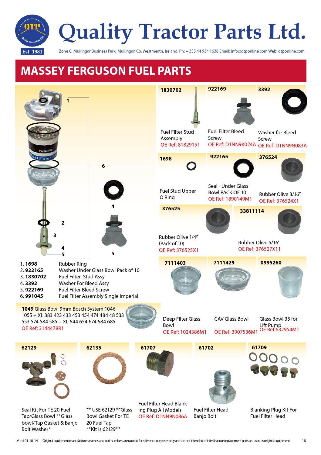 5 fuel by Quality Tractor Parts Issuu
