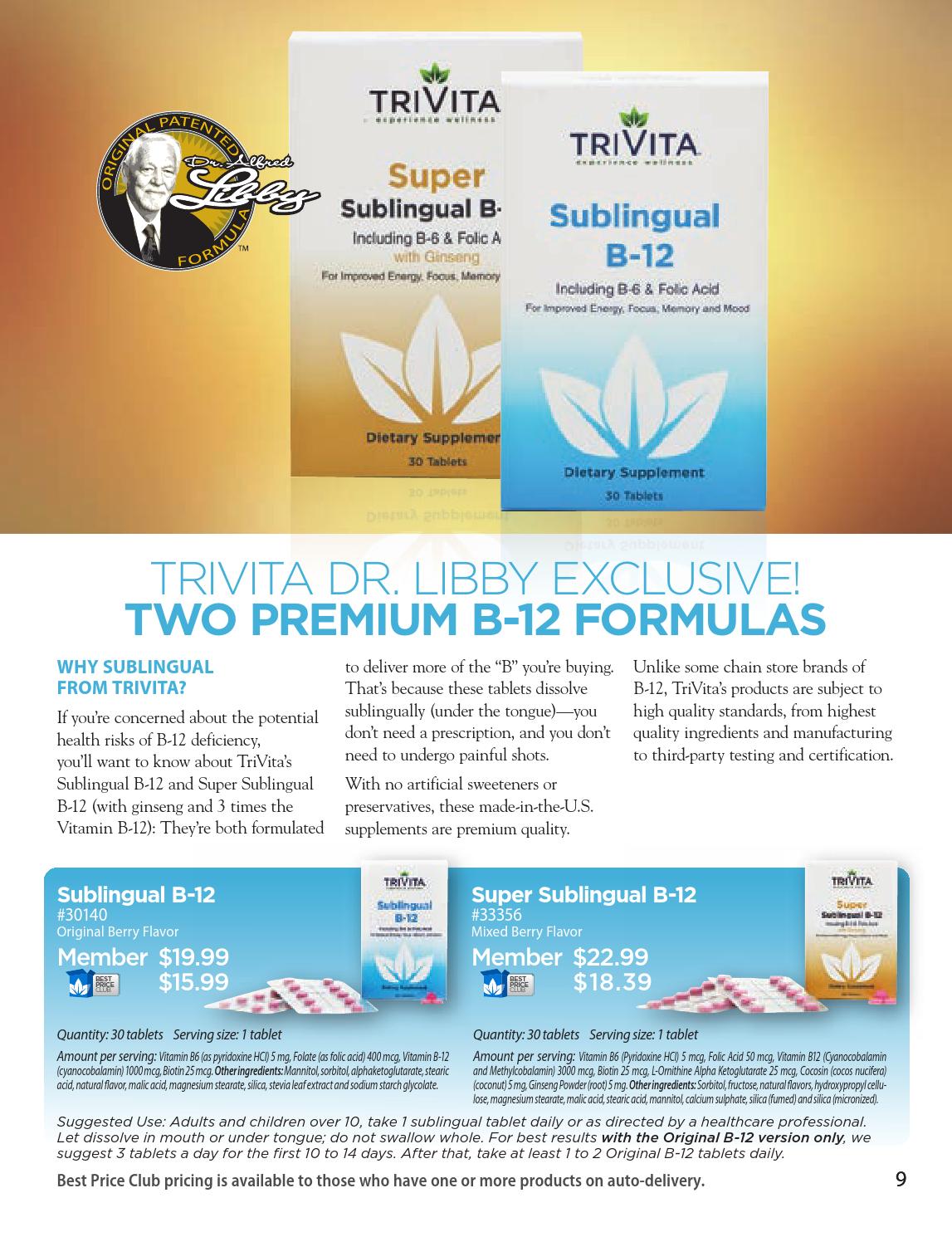 TriVita December 2014 Catalog USA by TriVita Issuu