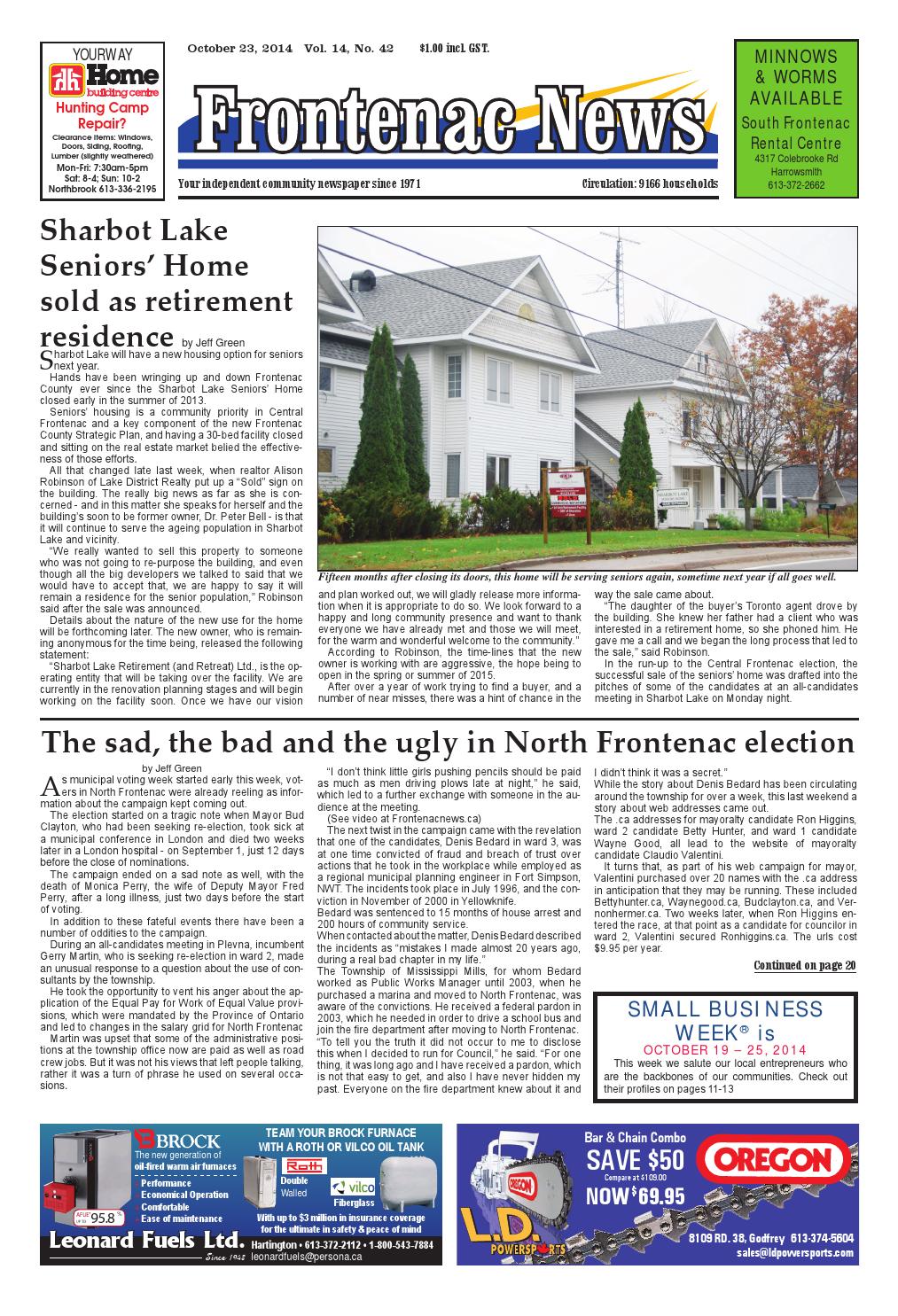 Vol.14 No.42 by Frontenac News Issuu