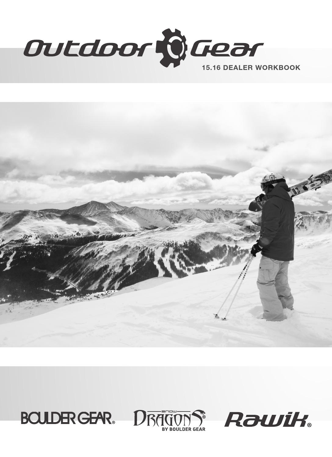 2015 2016 Outdoor Gear, Inc. Dealer Workbook by Outdoor Gear, Inc. Issuu