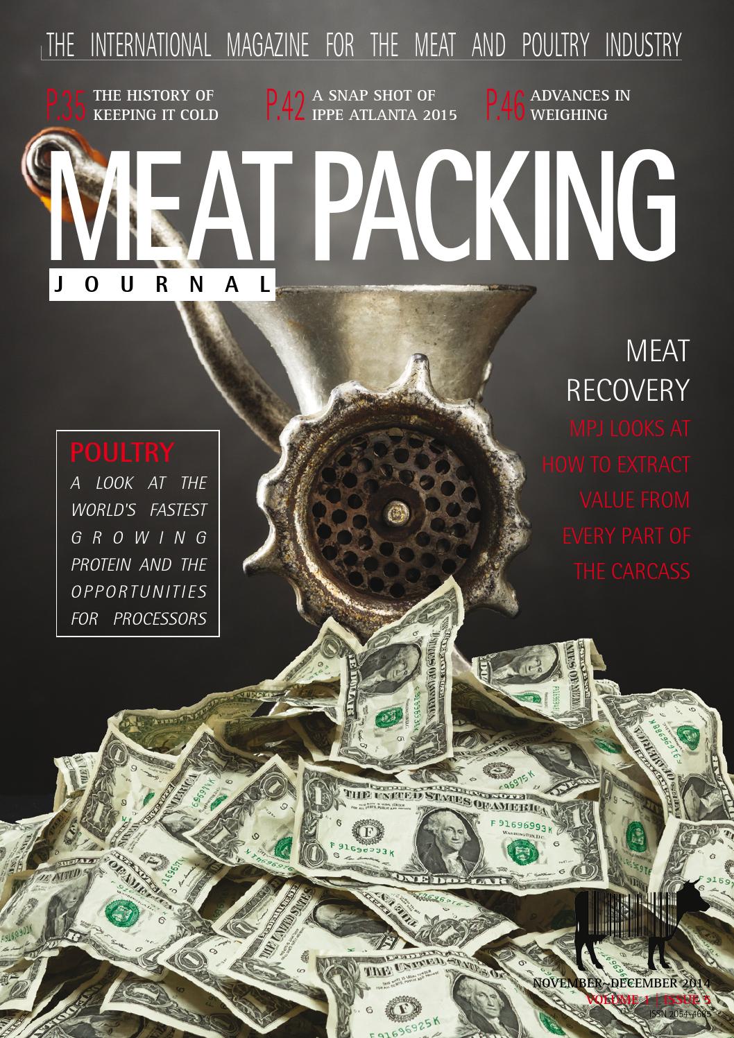Vol 1Iss 5, Meat Packing Journal, NovemberDecember 2014 by Reby Media