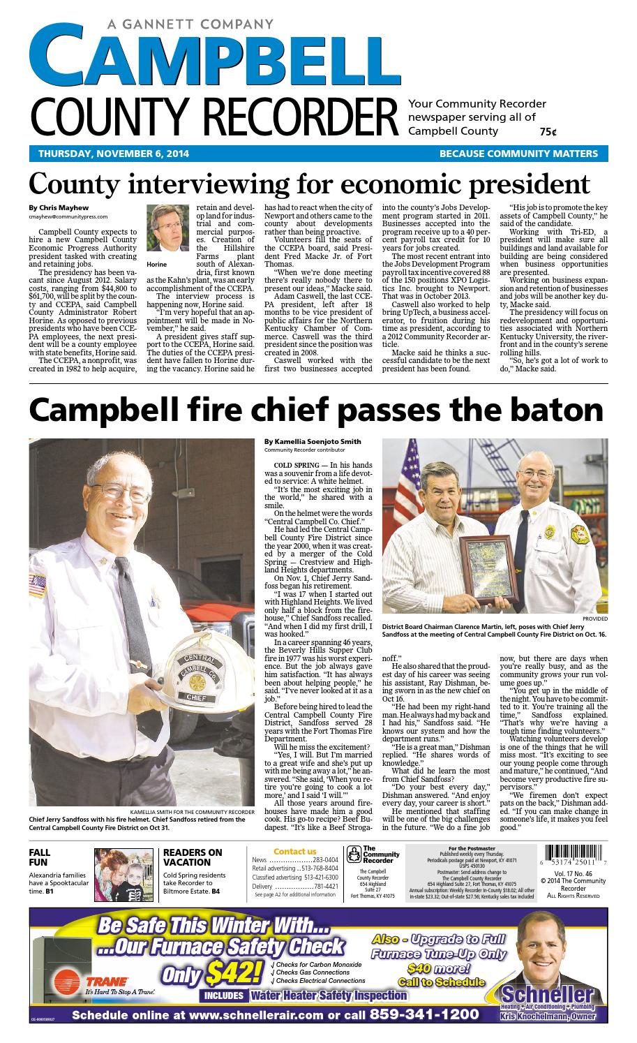 Campbell county recorder 110614 by Enquirer Media Issuu