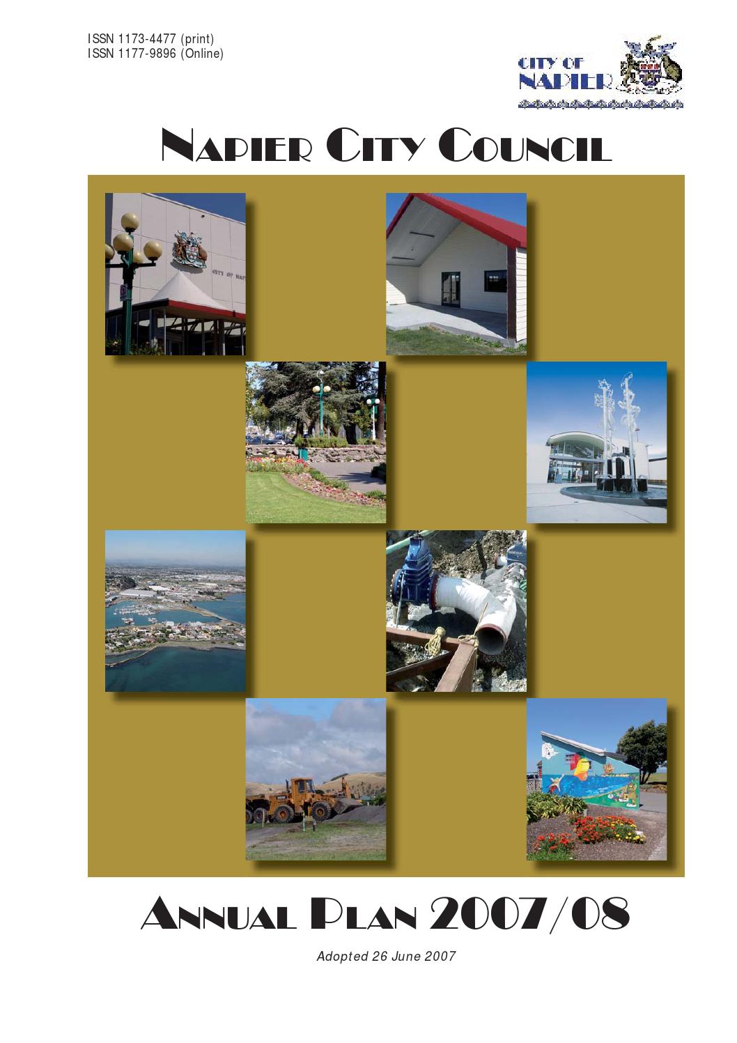 Napier City Council Annual Plan 2007/2008 by Napier City Council Issuu