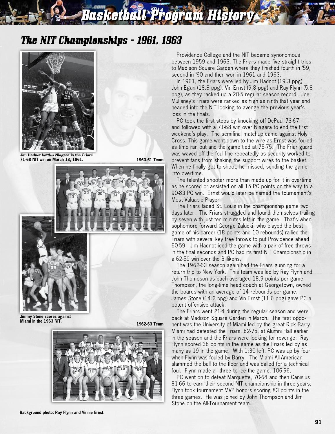 Providence College Men's Basketball Full Media Guide '145 by