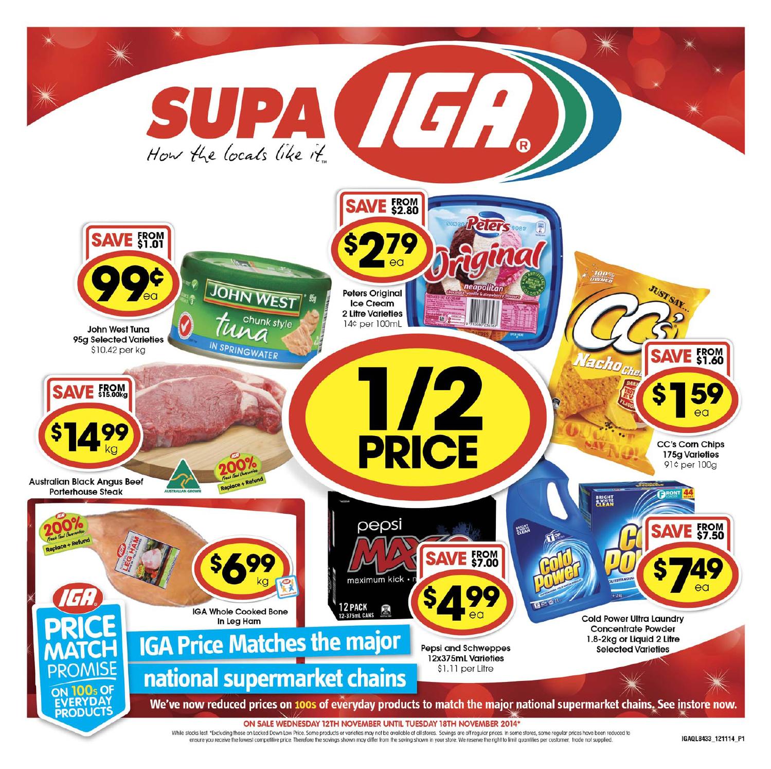 Supa IGA Catalogue 1218 November 2014 by Echo Publications Issuu