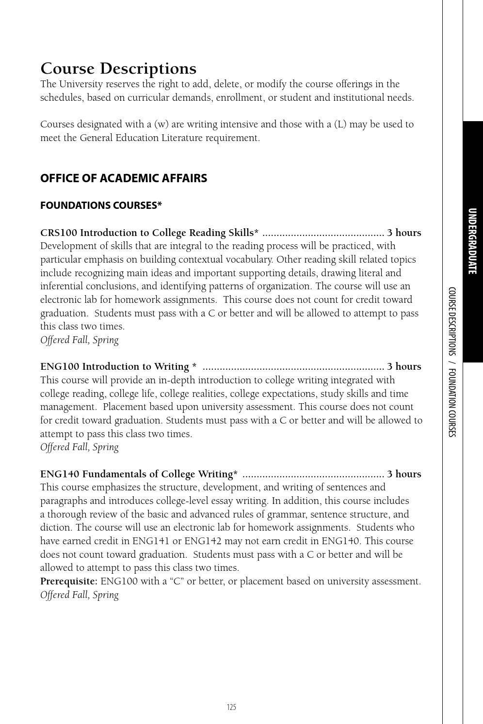 20142015 Course Descriptions by Tiffin University Issuu