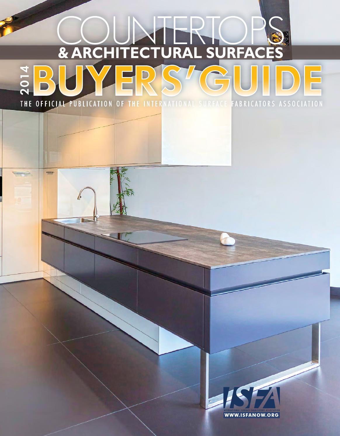 Isfa countertops & architectural surfaces 2014 buyers guide by isfa ... Okite o corian