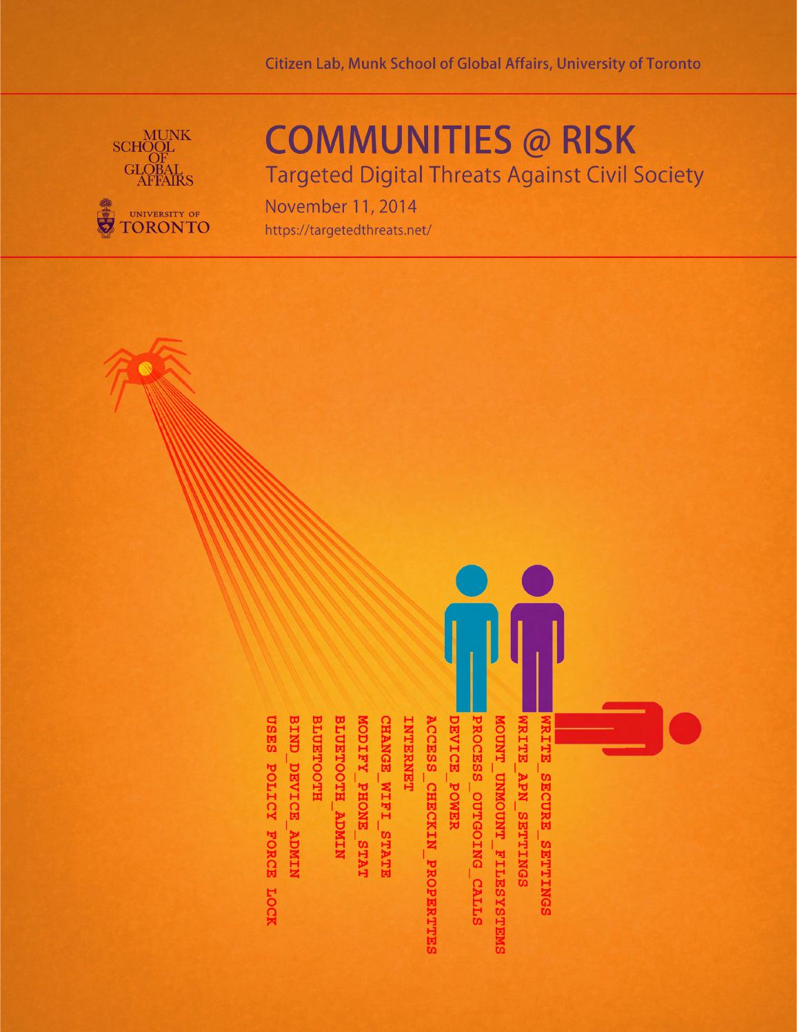 Communities @ Risk: Targeted Digital Threats Against Civil Society by ...