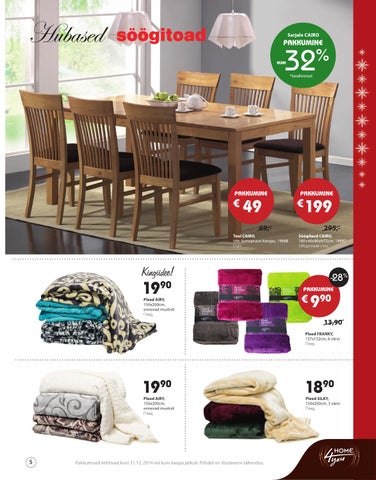 Home4you.ee 家具目录 · Home4you kliendileht joulud 2014 第 5 页