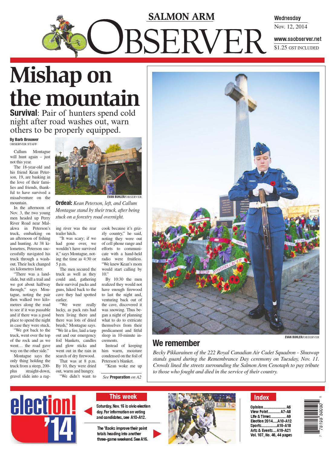 Salmon Arm Observer November 12 2014 By Black Press Media Group Issuu