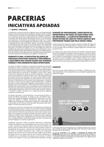 Boletim Informativo da Junta 德文 Freguesia 德文 S. Cristóvão do Muro - Ed.1 第 20 页