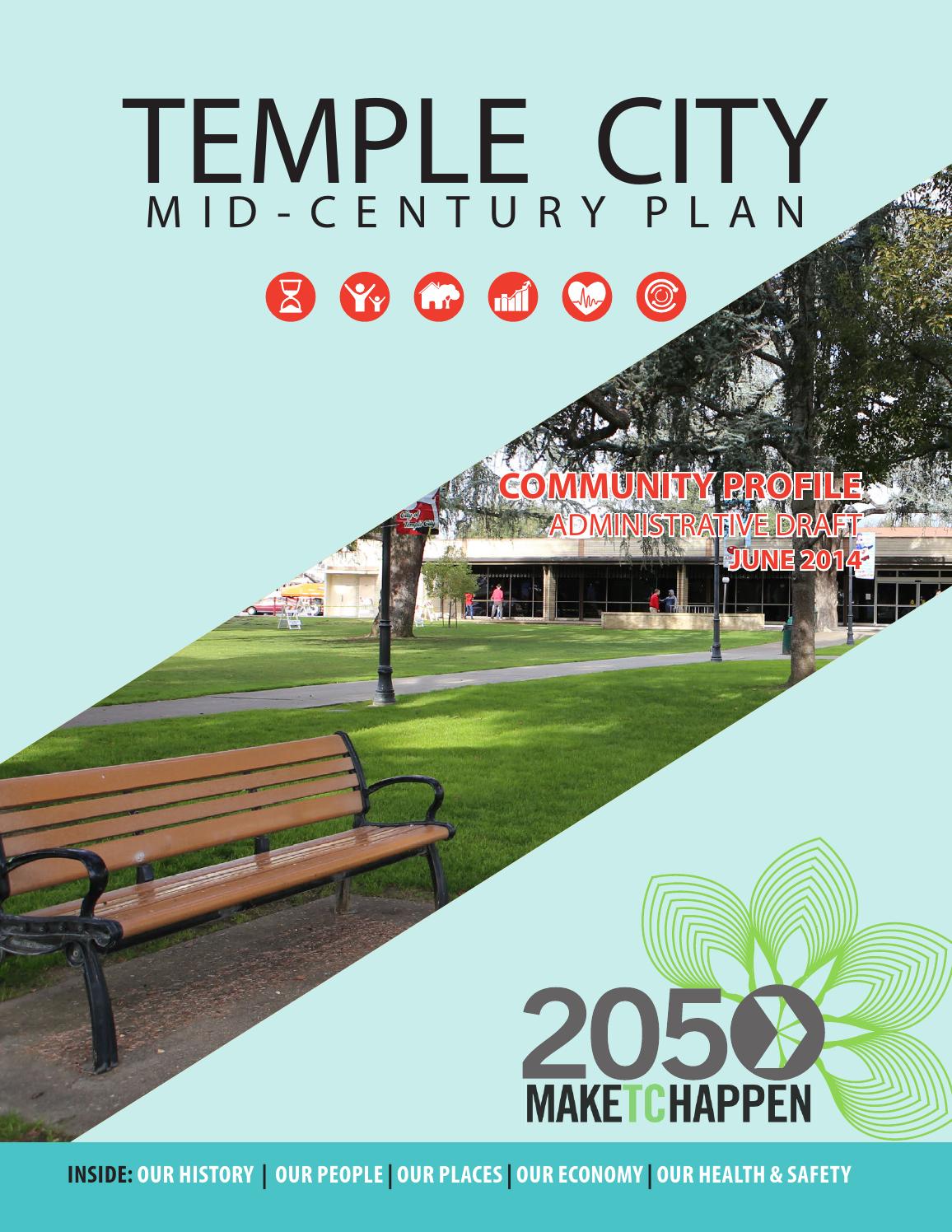 Temple City MidCentury Plan, Community Profile (Report) by PlaceWorks
