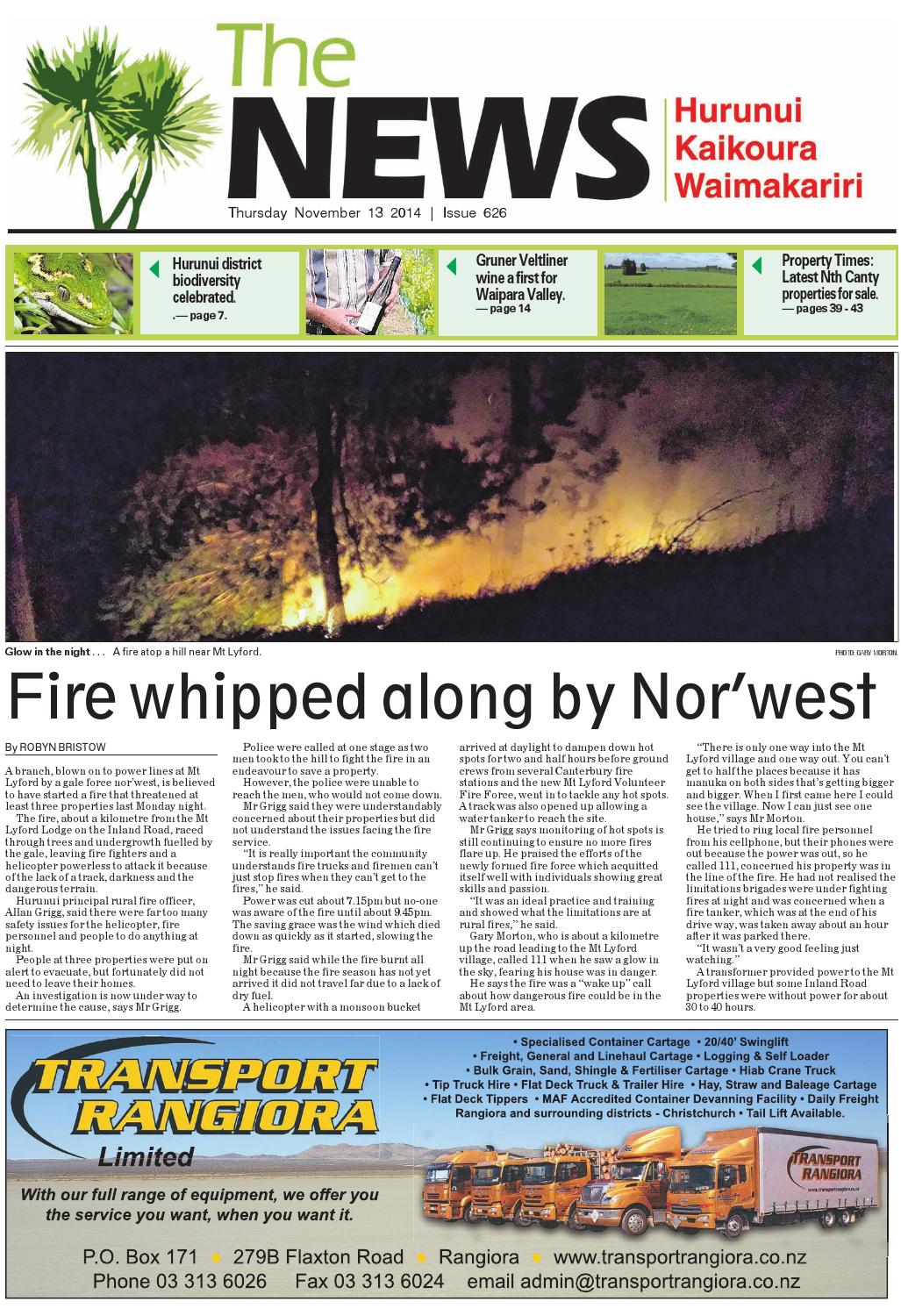 The News North Canterbury 131114 by Local Newspapers Issuu