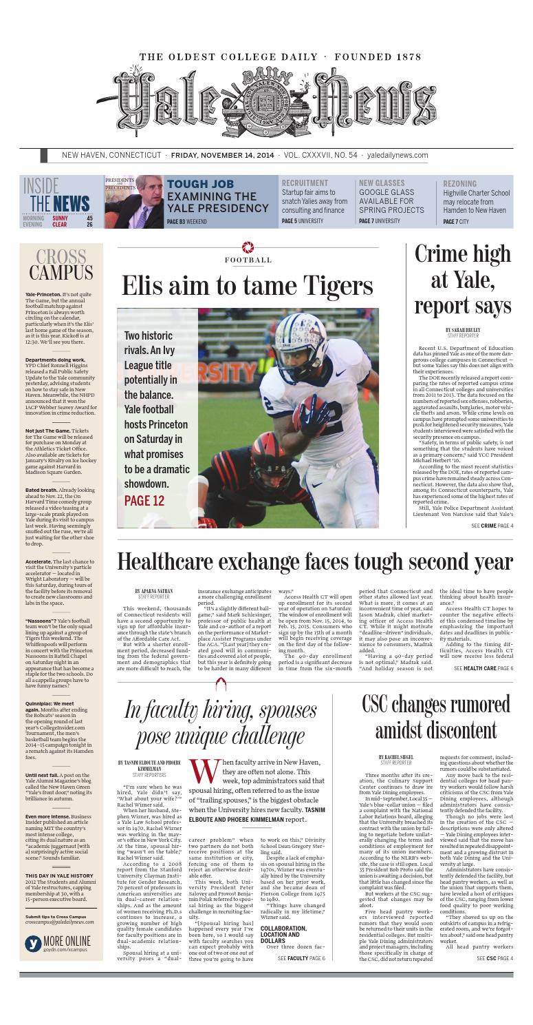 Today's Paper by Yale Daily News Issuu
