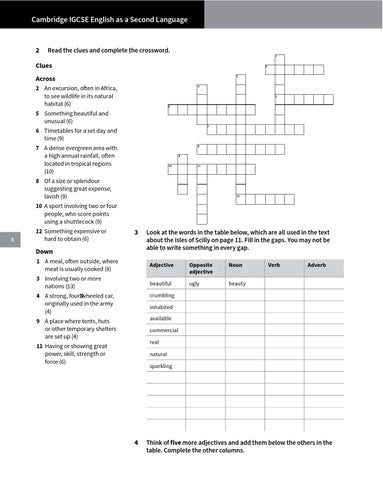 Preview Cambridge IGCSE English as a Second Language Workbook (Fourth ...