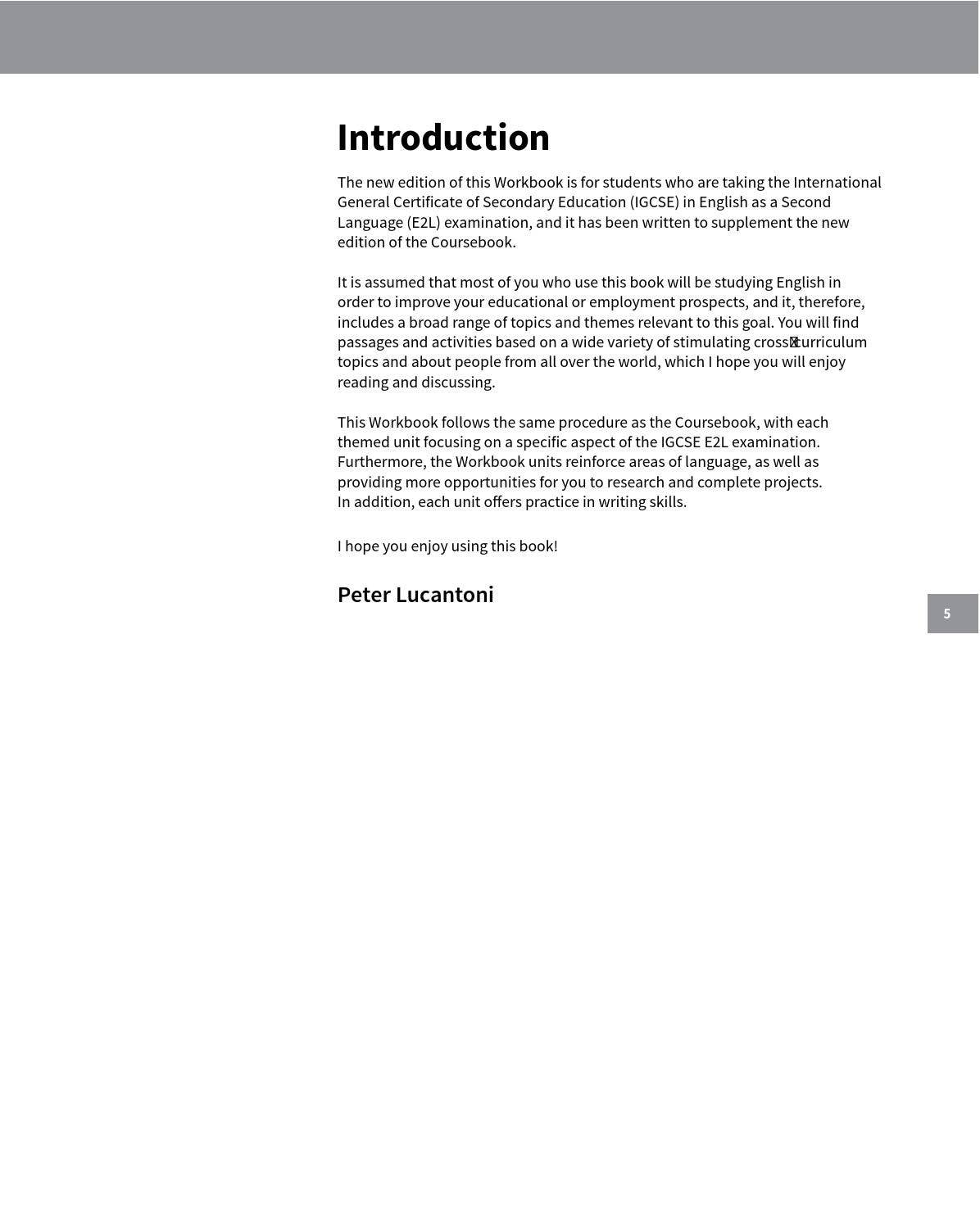 Preview Cambridge IGCSE English as a Second Language Workbook (Fourth ...
