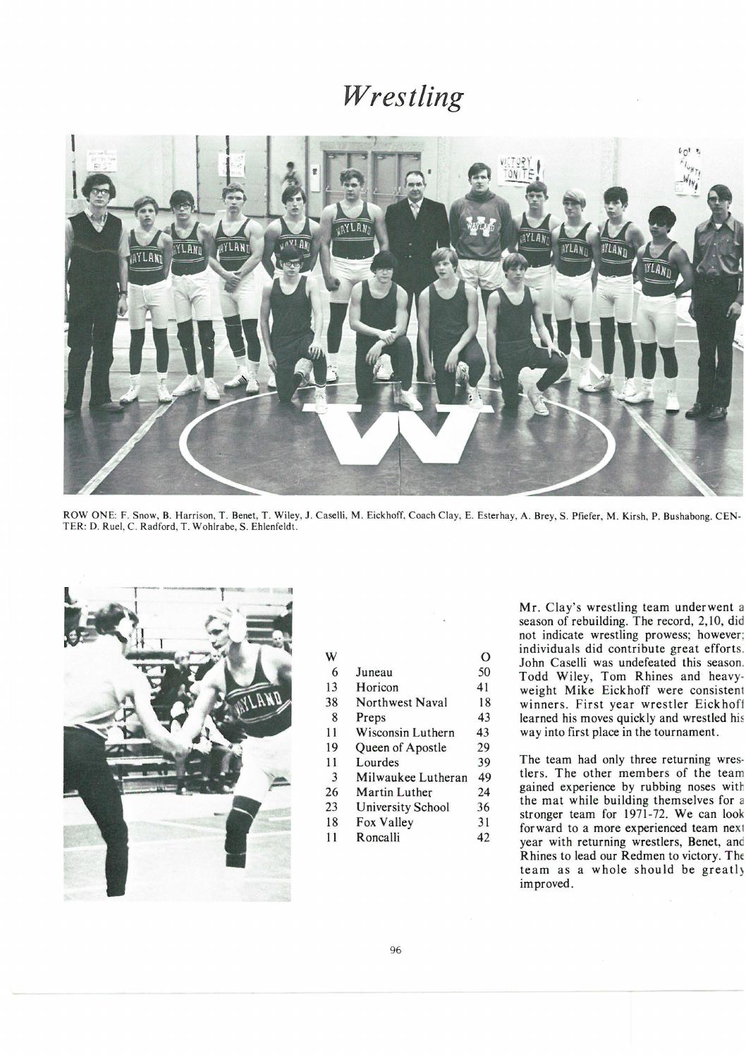 1970 1971 Wayland Academy Yearbook by Wayland Academy Issuu
