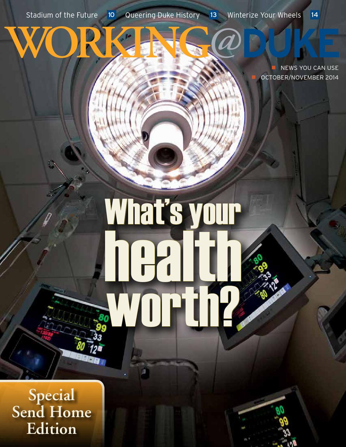 October/November, 2014 Working@Duke by Working Duke - Issuu