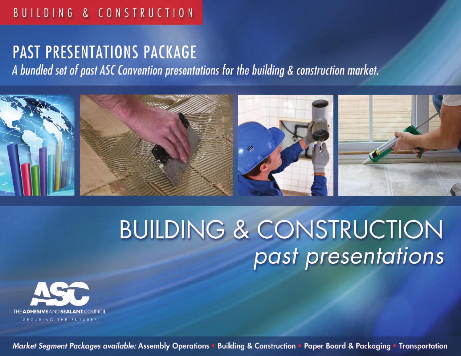 Building & Construction by The Adhesive & Sealant Council Issuu