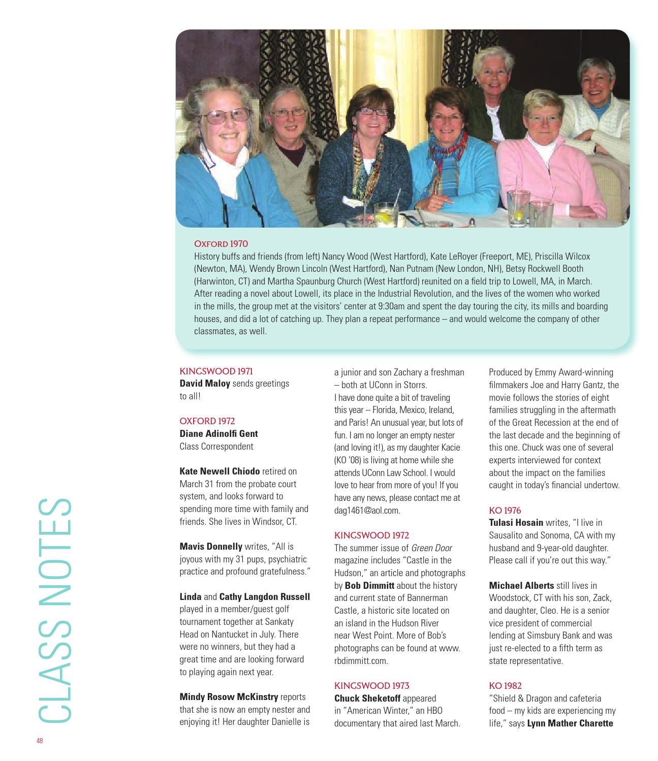 Ko Magazine Fall 2013 By Kingswood Oxford School Issuu