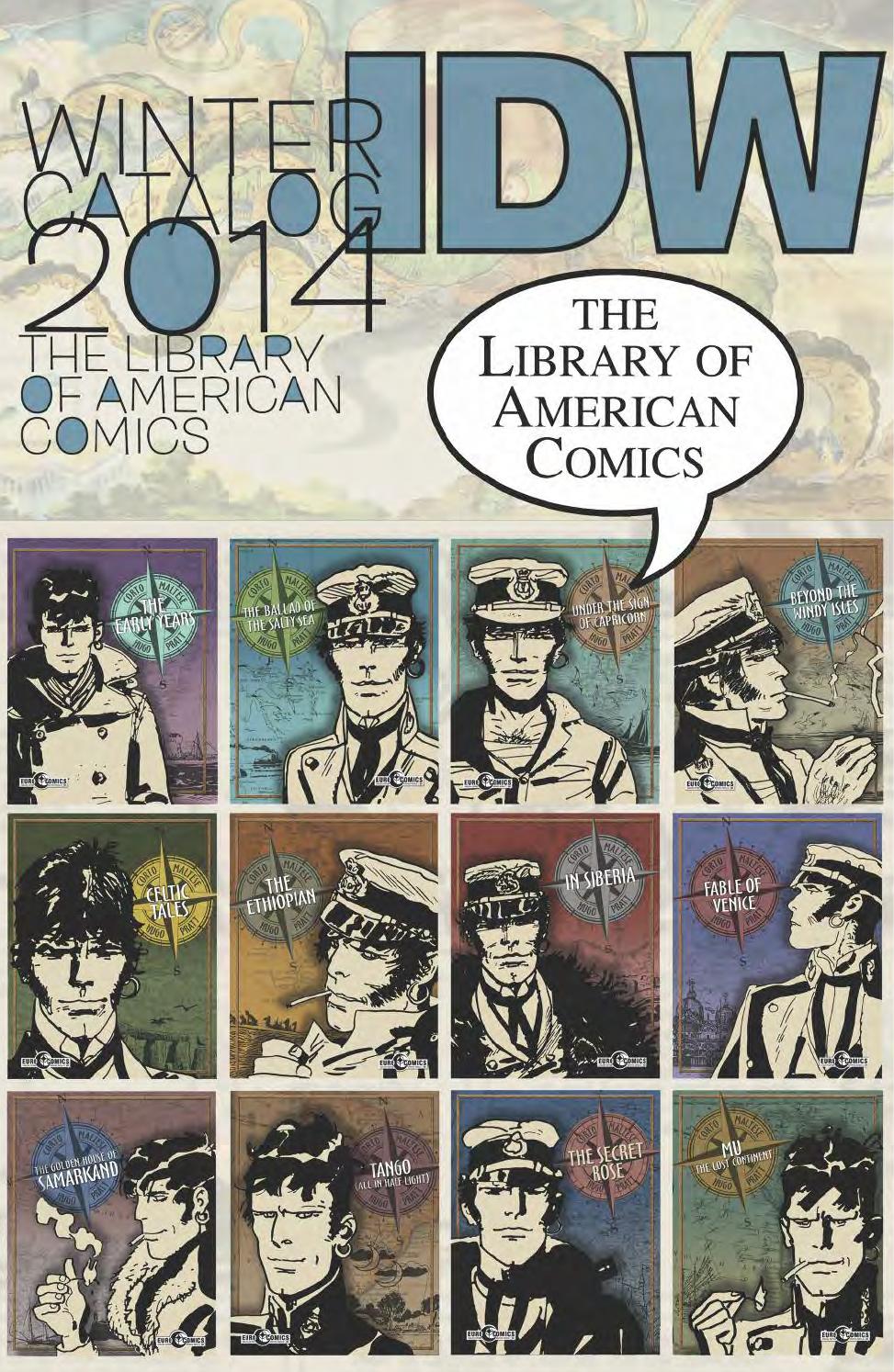 IDW Winter Catalog 2014 Library of American Comics by IDW Publishing