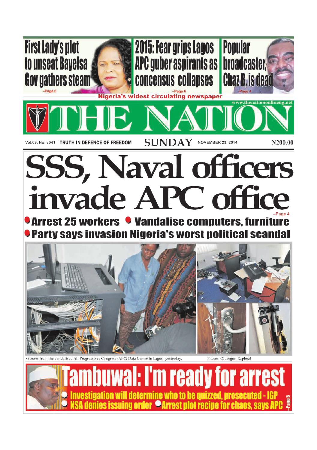 The Nation November 23 2014 By The Nation Issuu