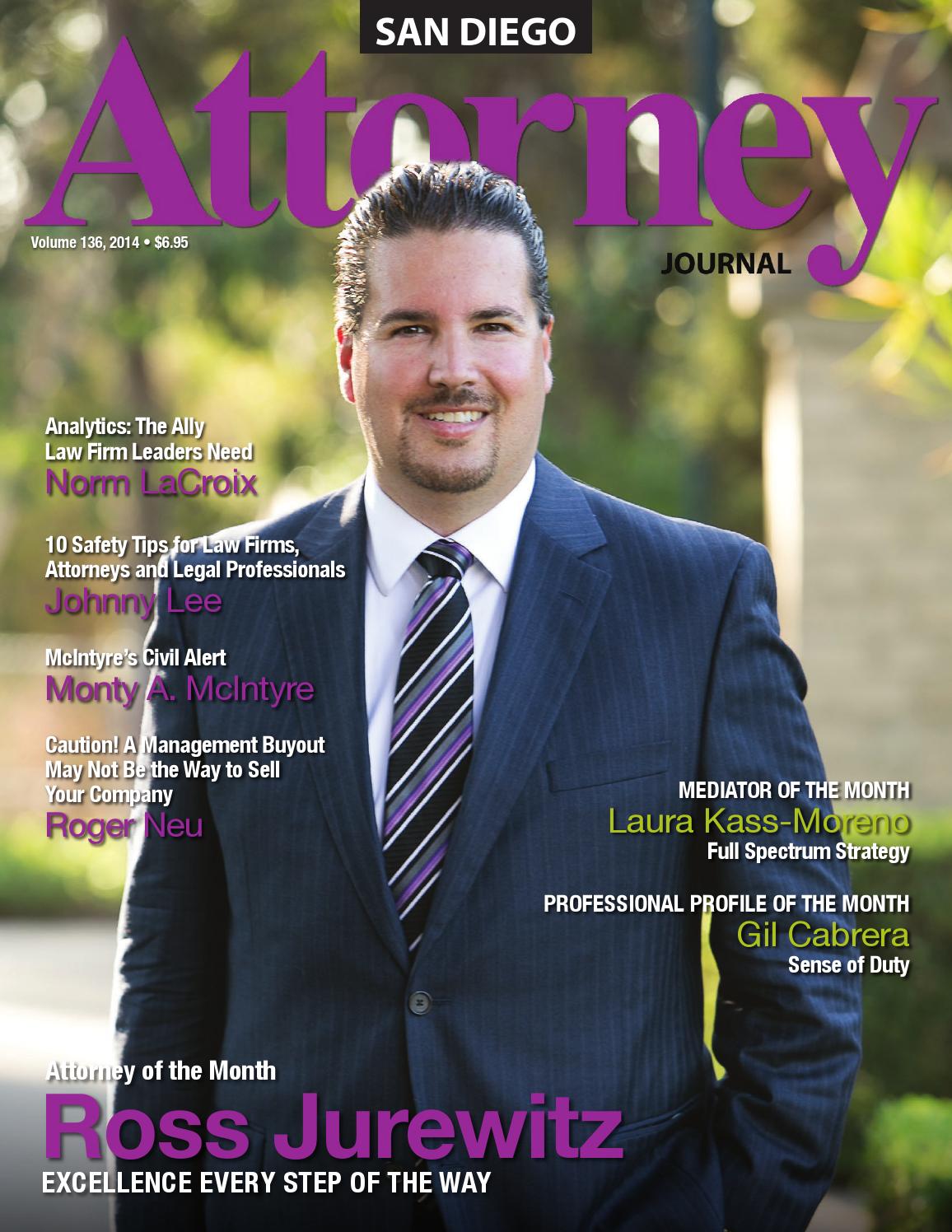 Attorney Journal, San Diego, Volume 136 by Attorney Journals Issuu