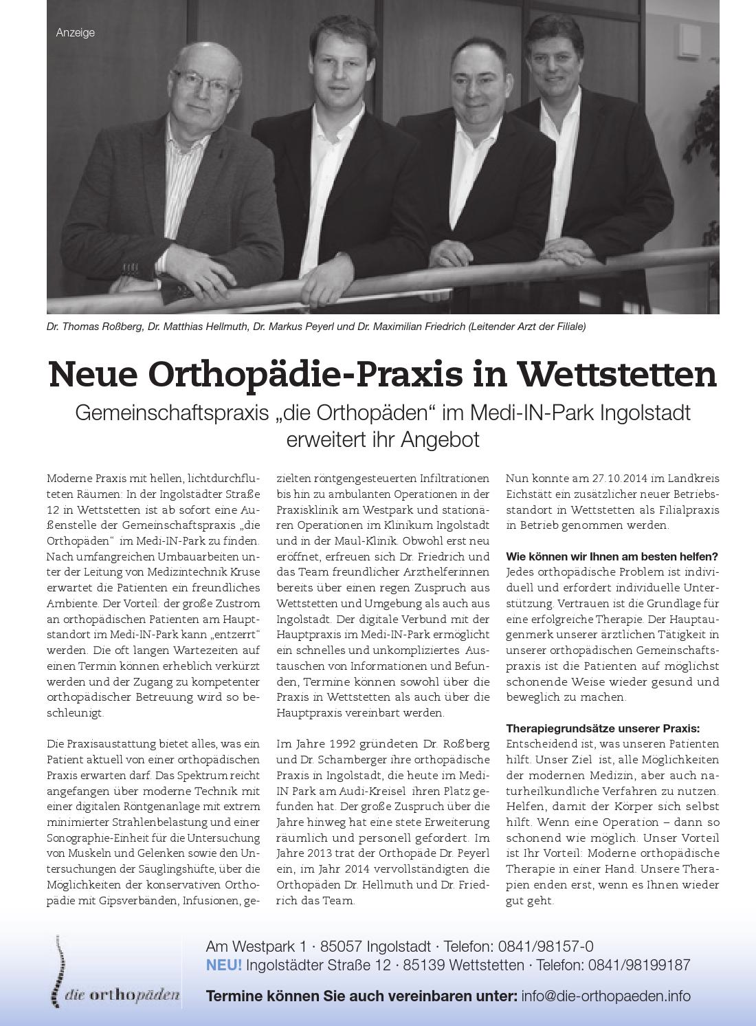 Dr. Friedrich Wettstetten Dr. Friedrich Wettstetten