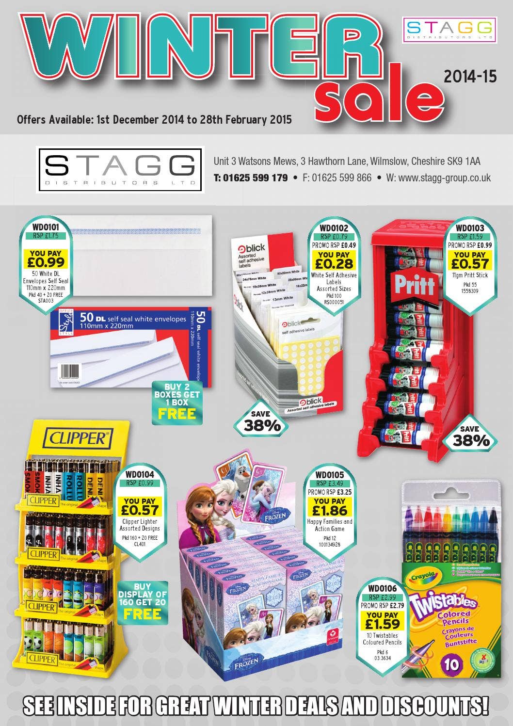 Winter Stagg STAGG Winter Sale HO 2014/15 by STAGG Distributors - Issuu
