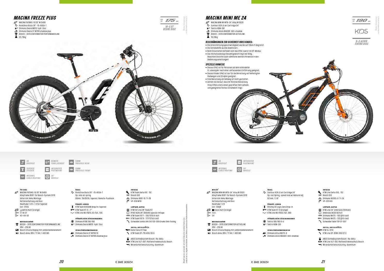 KTM eBike Katalog 2015 by KTM Bike Industries Issuu