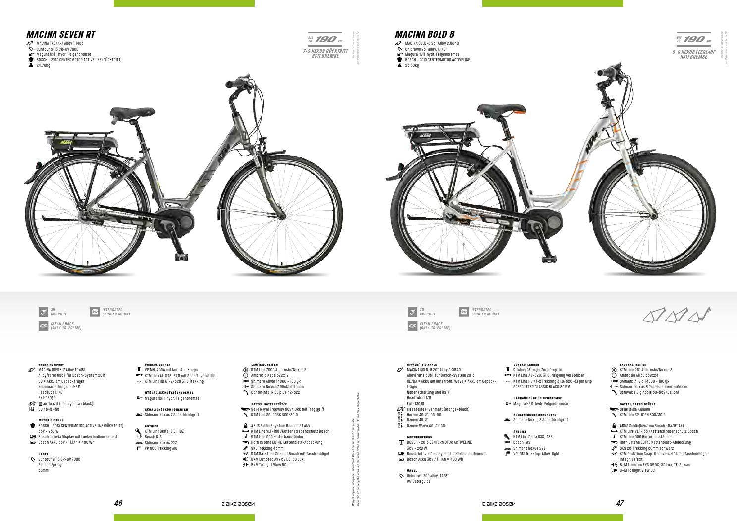 KTM eBike Katalog 2015 by KTM Bike Industries Issuu