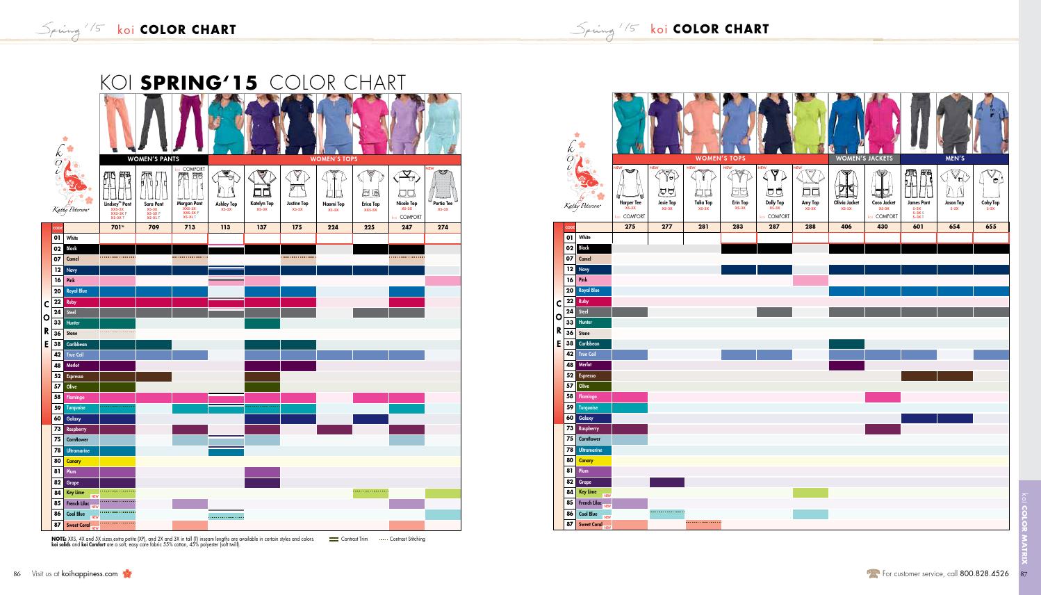 Koi Uniforms Spring '15 by Lambert's Uniforms Issuu
