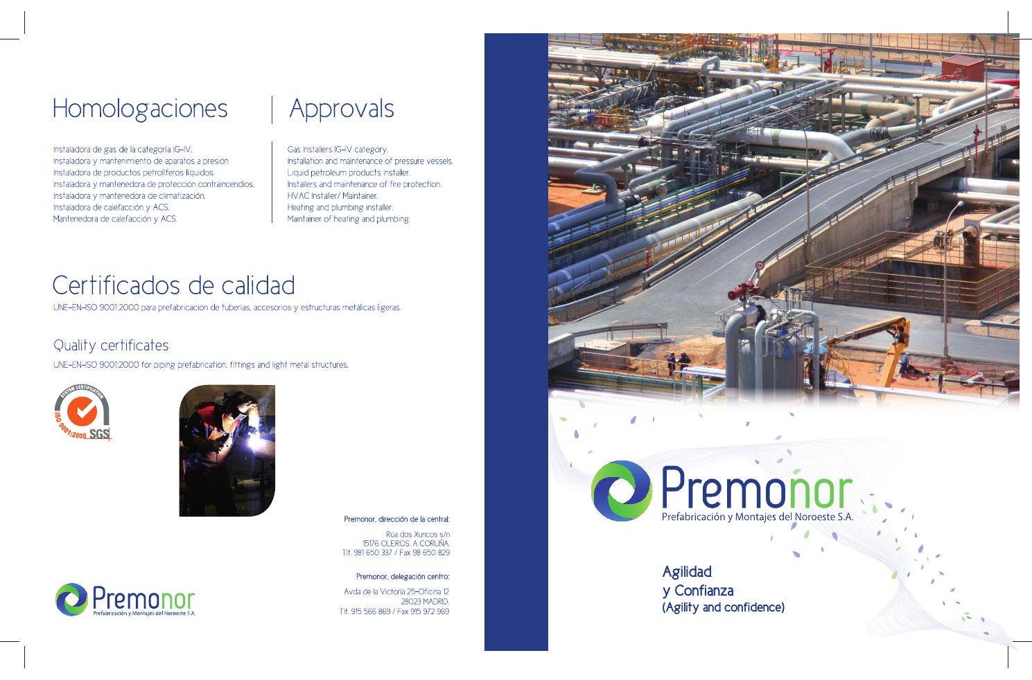 Brochure Corporativo Premonor by LN Creatividad y Tecnología - Issuu