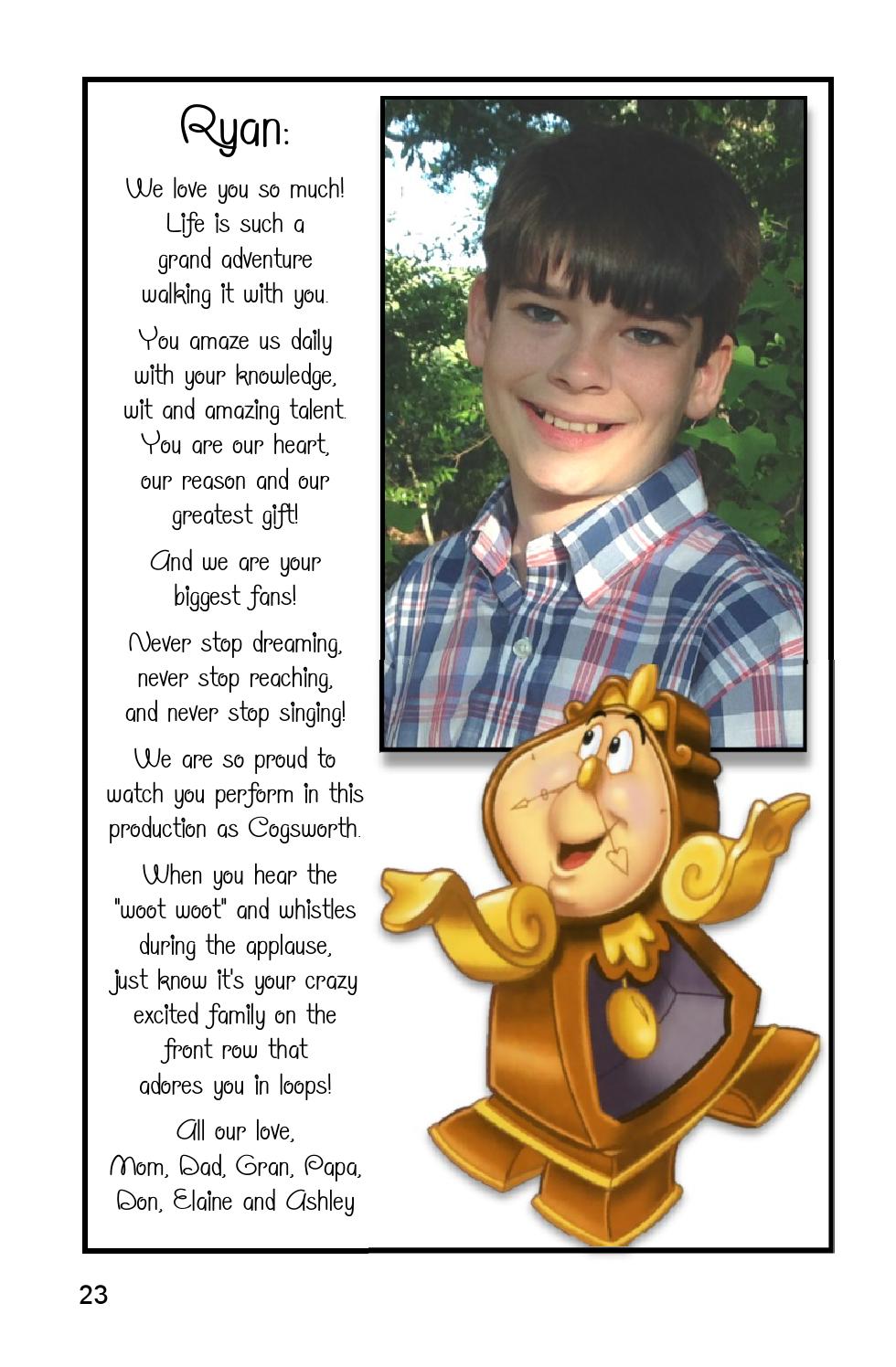 Beauty and the Beast Jr Playbill by Rome LittleTheatre Issuu
