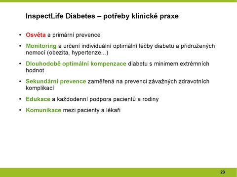diabetes kompenzace