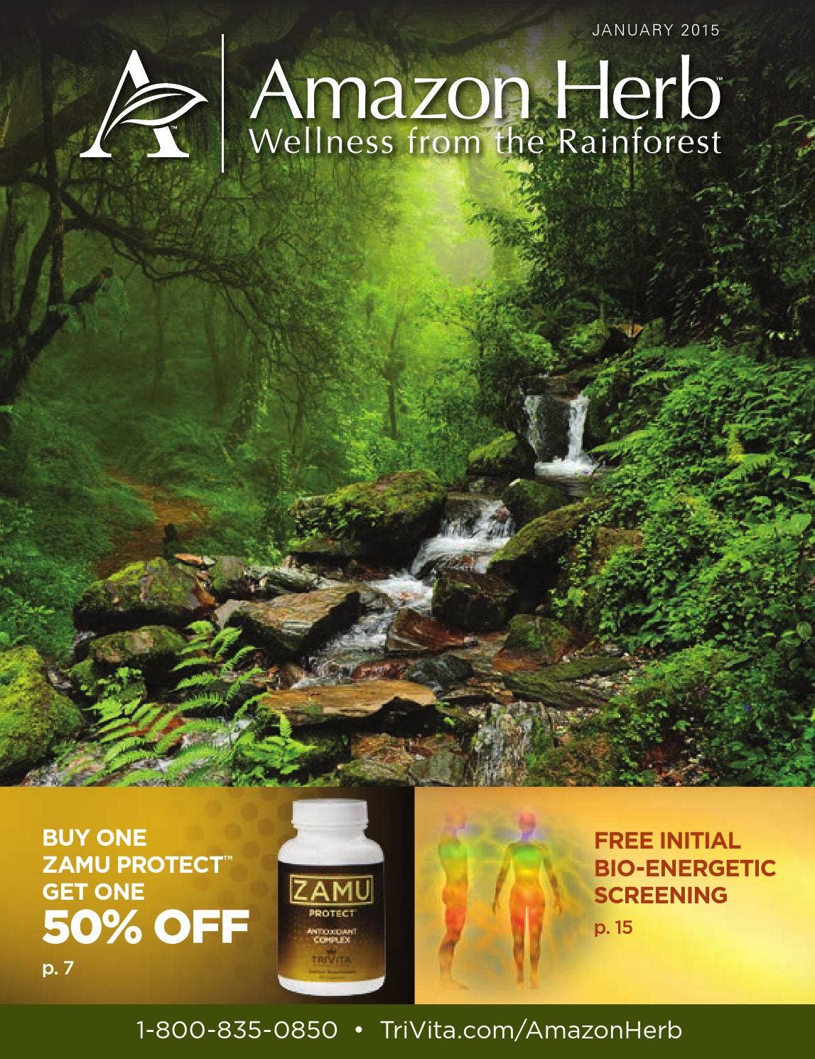 Amazon Herb Company Catalog January 2015 by TriVita Issuu