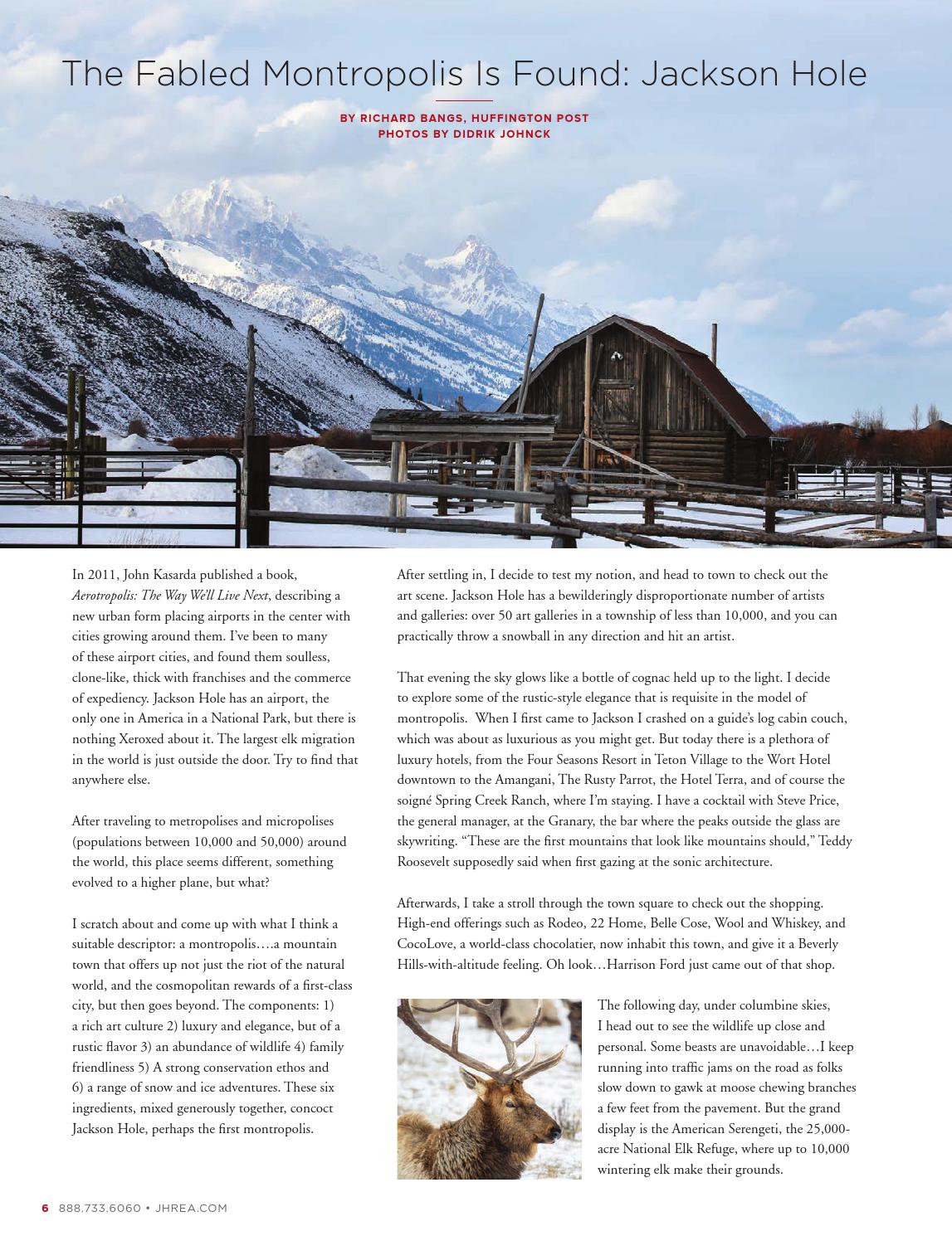 Jackson Hole Real Estate Associates Winter Catalog by Jackson Hole Real