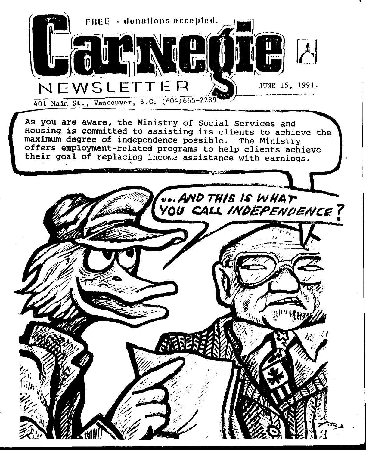 June 15, 1991, carnegie newsletter by Carnegie Newsletter Issuu