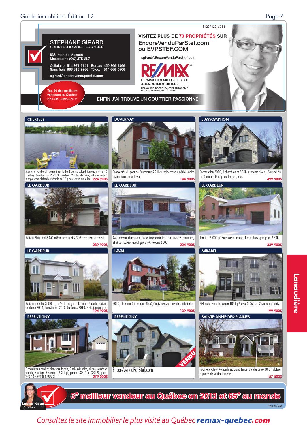 QUEBEC Remax Montreal 08 Dec., 2014 by NextHome Issuu