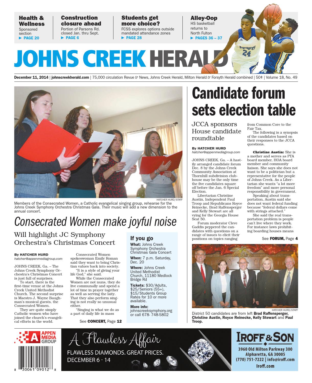 Johns Creek Herald, December 11, 2014 by Appen Media Group Issuu