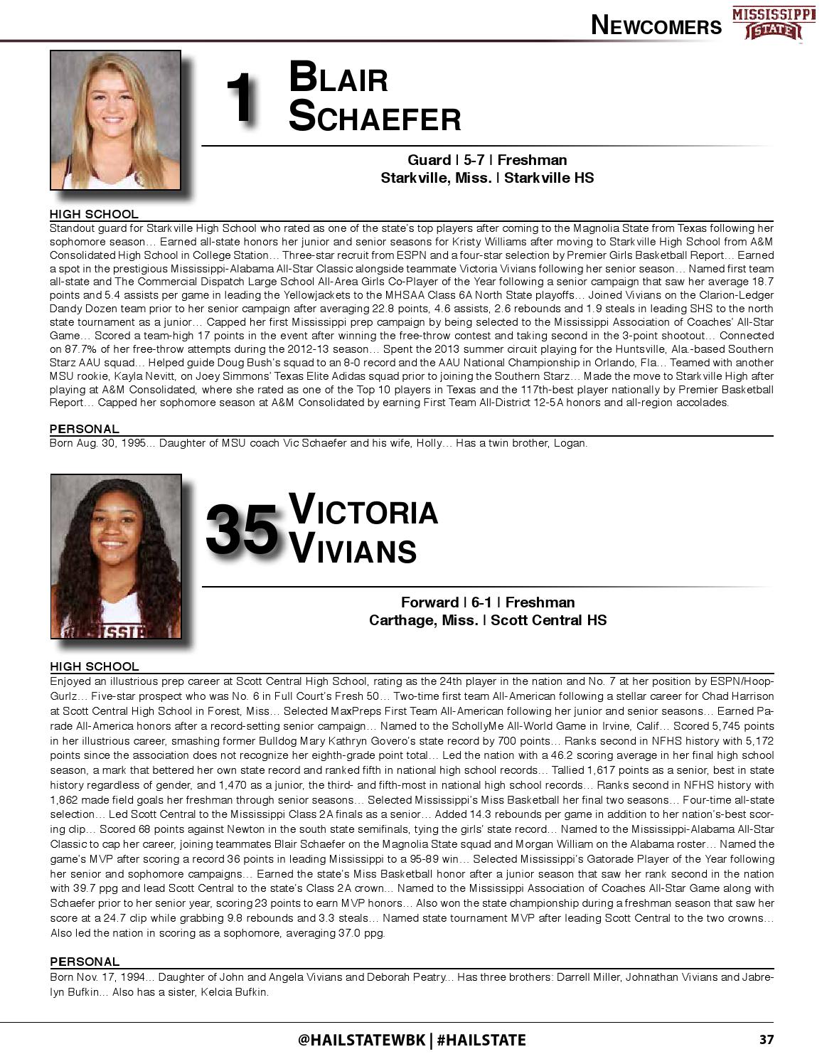 2014-15 Mississippi State Women's Basketball Media Guide by Mississippi  State University Athletics - Issuu