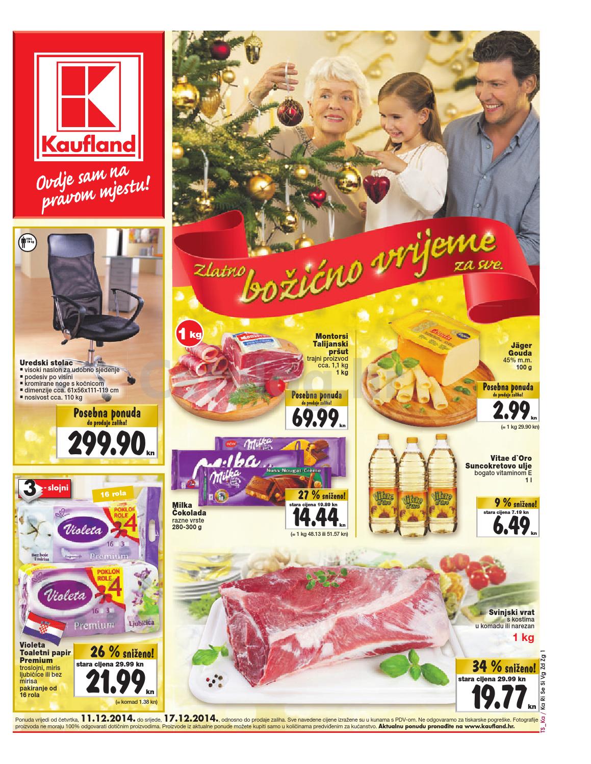 Kaufland katalog supermarket od 11 17 12 2014 by Catalog.hr Issuu