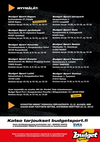 budget sport raisio budget sport raisio