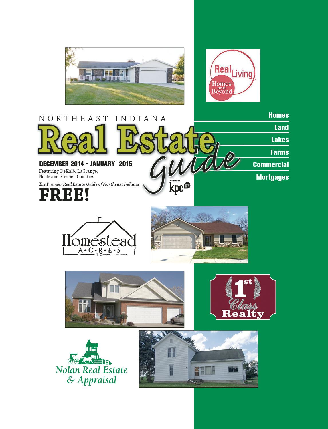 Northeast Indiana Real Estate Guide Dec. 2014 by KPC Media Group Issuu