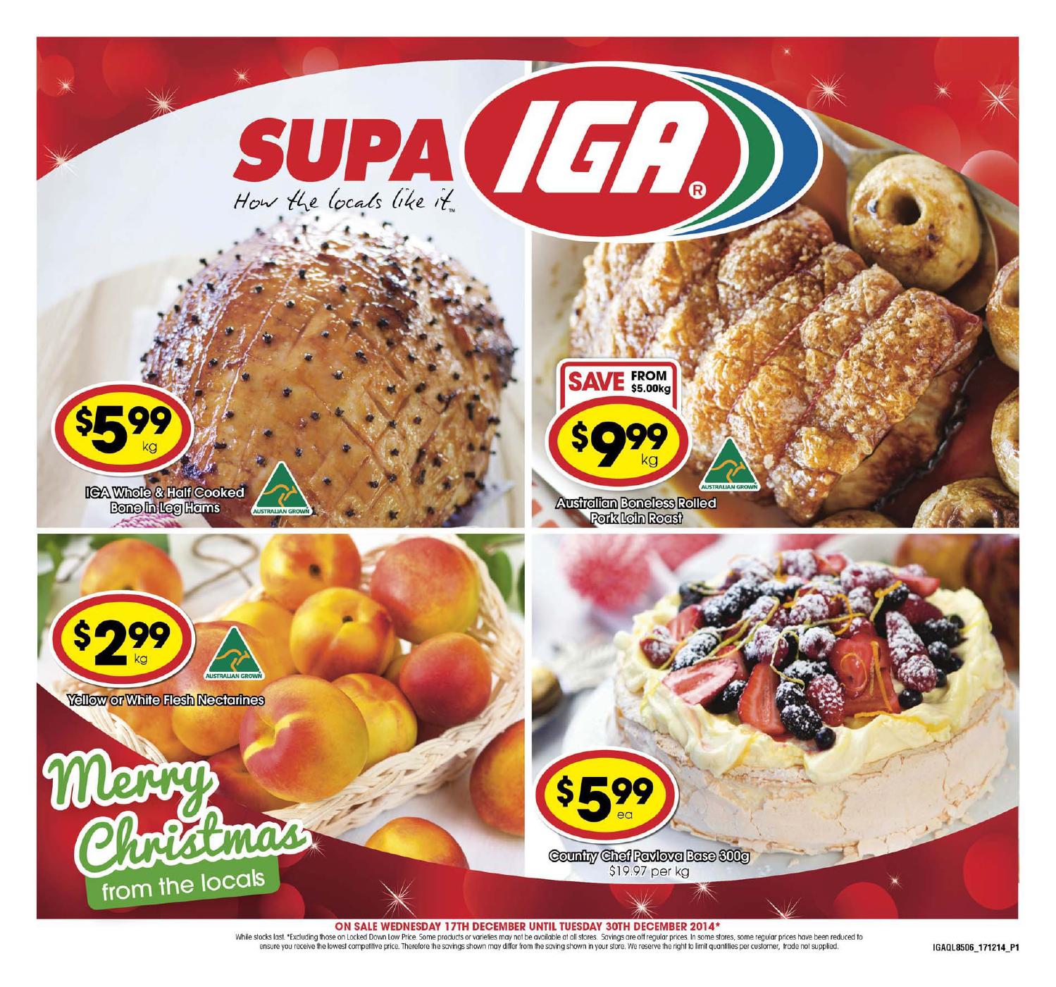 Supa IGA Catalogue Christmas 2014 by Echo Publications Issuu Supa IGA Catalogue Christmas 2014 by Echo Publications Issuu