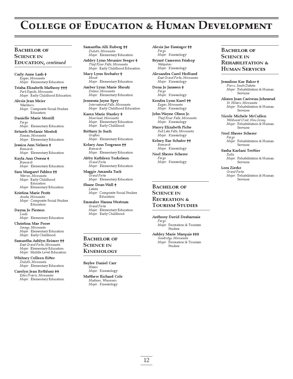 Und 14 Winter Commencement Program By University Of North Dakota Issuu