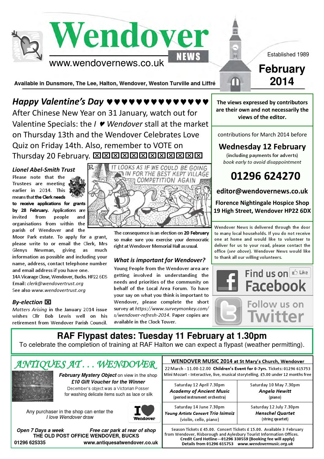 February 2014 Wendover News by Wendover News Issuu