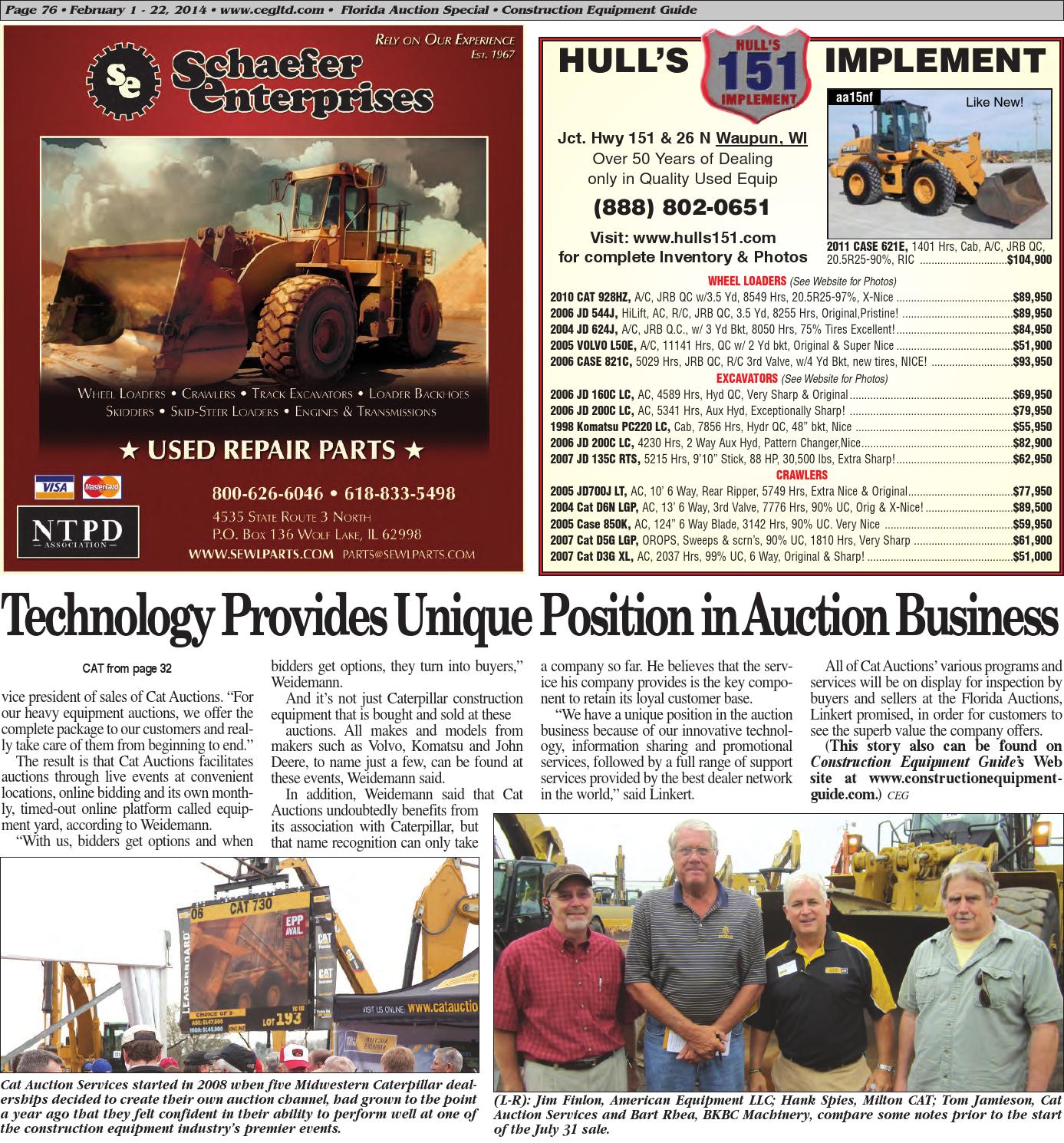 2014 Florida Auctions by Construction Equipment Guide Issuu
