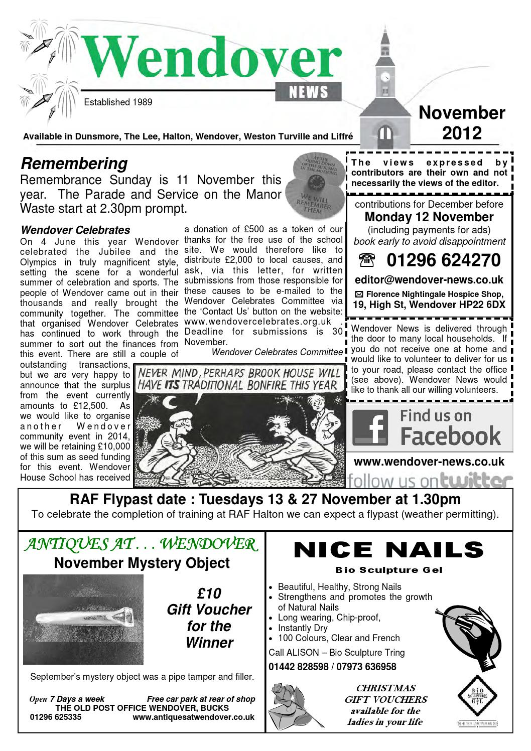 November 2012 Wendover News by Wendover News Issuu